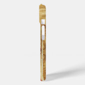 Coques Case-Mate iPhone ANGE MUSICALE EN ROUGE ET MONogramme DE Gemstone O (Verso / Gauche)