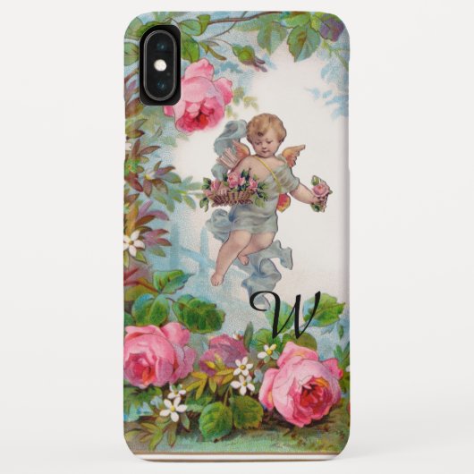 COQUES Case-Mate iPhone ANGE ROMANTIQUE RASSEMBLANT ROSES ET FLEURS ROSES (Dos)