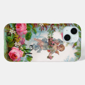 COQUES Case-Mate iPhone ANGE ROMANTIQUE RASSEMBLANT ROSES ET FLEURS ROSES  (Verso (horizontal))