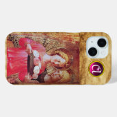 COQUES Case-Mate iPhone ANGEL AVEC MONOGRAMME ROSE (Verso (horizontal))