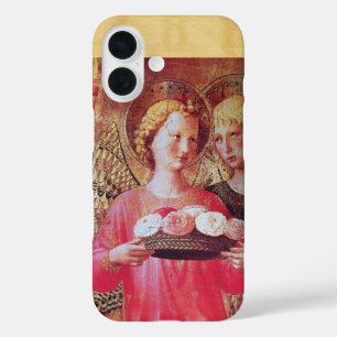 COQUES iPhone 16  ANGEL AVEC ROSES