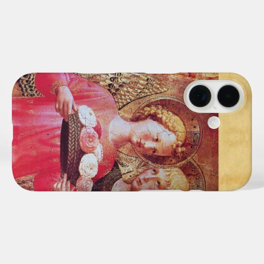 COQUES Case-Mate iPhone ANGEL AVEC ROSES (Verso (horizontal))