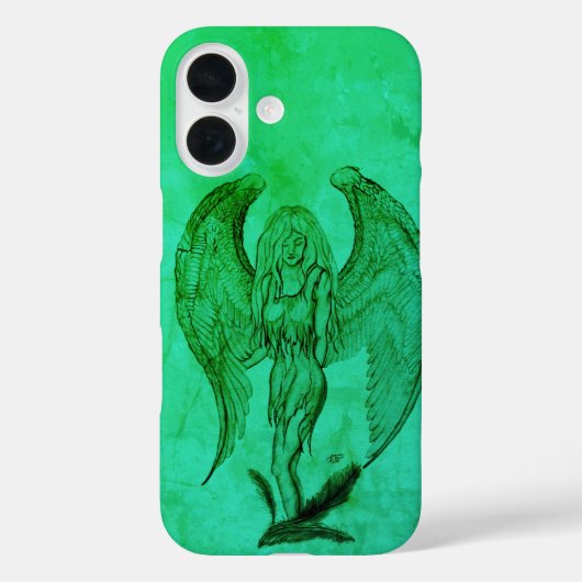 Coques Case-Mate iPhone Angel en style tatouage (Verso)