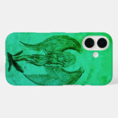 Coques Case-Mate iPhone Angel en style tatouage (Verso (horizontal))