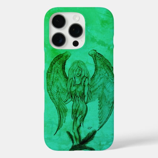 Coques Case-Mate iPhone Angel en style tatouage (Verso)