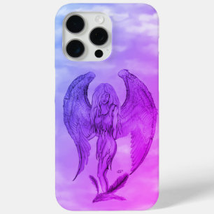 Coque iPhone 15 Pro Max Angel en style tatouage