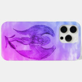 Coques Case-Mate iPhone Angel en style tatouage (Verso (horizontal))