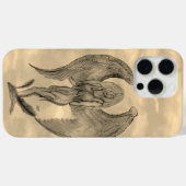 Coques Case-Mate iPhone Angel en style tatouage (Verso (horizontal))