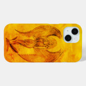 Coques Case-Mate iPhone Angel en style tatouage (Verso (horizontal))