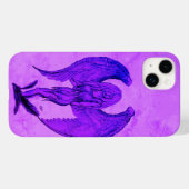 Coques Case-Mate iPhone Angel en style tatouage (Verso (horizontal))