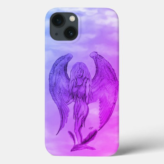 Coques Case-Mate iPhone Angel en style tatouage (Verso)
