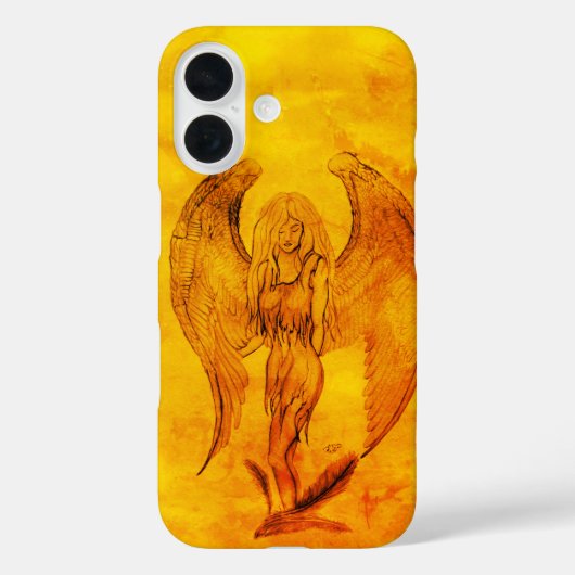 Coques Case-Mate iPhone Angel en style tatouage (Verso)