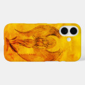 Coques Case-Mate iPhone Angel en style tatouage (Verso (horizontal))