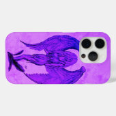 Coques Case-Mate iPhone Angel en style tatouage (Verso (horizontal))