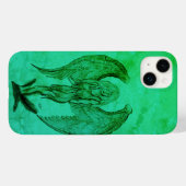 Coques Case-Mate iPhone Angel en style tatouage (Verso (horizontal))