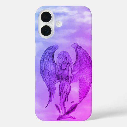 Coques Case-Mate iPhone Angel en style tatouage (Verso)