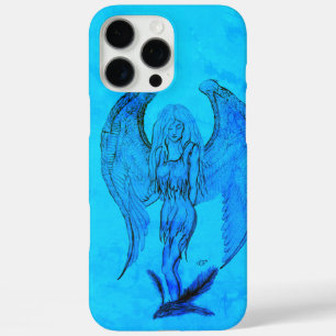 Coques iPhone 16 Pro Max Angel en style tatouage