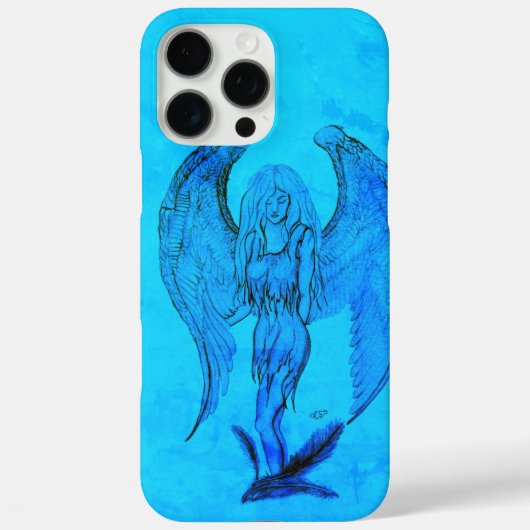 Coques Case-Mate iPhone Angel en style tatouage (Verso)