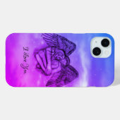 Coques Case-Mate iPhone Angel Eros in Love (Verso (horizontal))