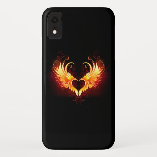 Coques Case-Mate iPhone Angel Fire Heart with Wings (Dos)