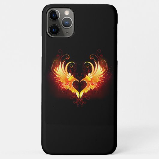 Coques Case-Mate iPhone Angel Fire Heart with Wings (Dos)