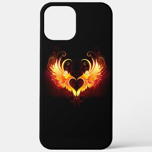 Coques Case-Mate iPhone Angel Fire Heart with Wings (Verso)