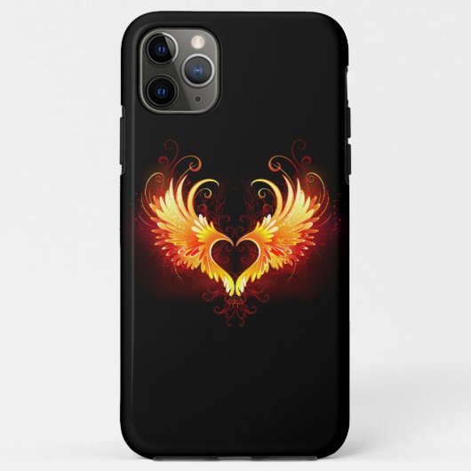 Coques Case-Mate iPhone Angel Fire Heart with Wings (Dos)