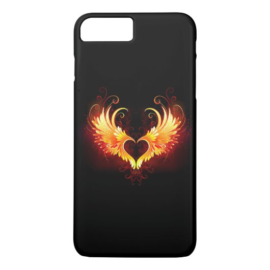 Coques Case-Mate iPhone Angel Fire Heart with Wings (Dos)