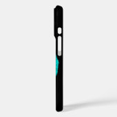 Coques Case-Mate iPhone Angel, Noir et Vert design (Verso / Gauche)