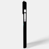 Coques Case-Mate iPhone Angel, Noir et Vert design (Verso / Gauche)