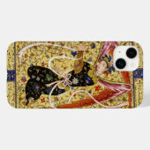 COQUES Case-Mate iPhone ANGEL ORIENTAL AUX FLEURS ET BLANC (Verso (horizontal))