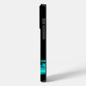 Coques Case-Mate iPhone Angel, perdu dans la pensée, noir et vert Design (Verso / Gauche)