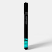 Coques Case-Mate iPhone Angel, perdu dans la pensée, noir et vert Design (Verso / Gauche)