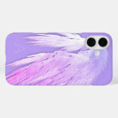 Coques Case-Mate iPhone ANGEL WINGS Fairy Purple Monogramme (Verso (horizontal))