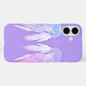 Coques Case-Mate iPhone ANGEL WINGS Fairy Purple Monogramme (Verso (horizontal))