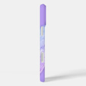 Coques Case-Mate iPhone ANGEL WINGS Fairy Purple Monogramme (Verso / Droite)