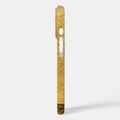 Coques Case-Mate iPhone ANGÉLE ANNONCIÉ EN OR ET BLEU, Parchemin (Verso / Gauche)