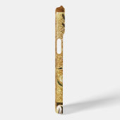 Coques Case-Mate iPhone ANGÉLE ANNONCIÉ EN OR ET BLEU, Parchemin (Verso / Droite)