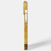 Coques Case-Mate iPhone ANGÉLE ANNONCIÉ EN OR ET BLEU, Parchemin (Verso / Gauche)