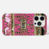 Coques Case-Mate iPhone AngelRhyse II Lark beau monogramme Damask (Verso (horizontal))