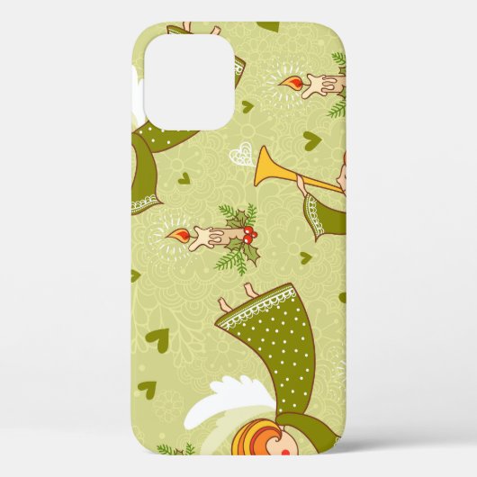 Coques Case-Mate iPhone Angels célestes : Motif Vintage (Verso)