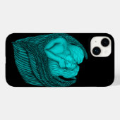 Coques Case-Mate iPhone Angels Kissing, noir et vert Design (Verso (horizontal))