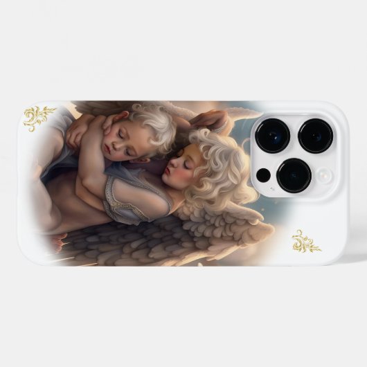 Coques Case-Mate iPhone Anges (Verso (horizontal))