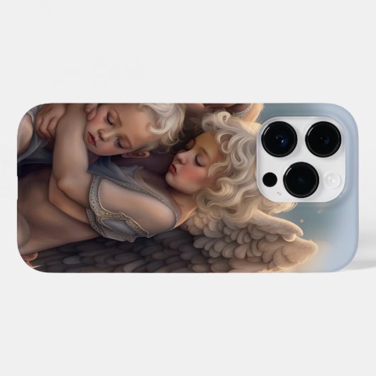 Coques Case-Mate iPhone Anges (Verso (horizontal))