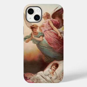 Coque Pour iPhone 14 Plus Anges gardiens avec enfant