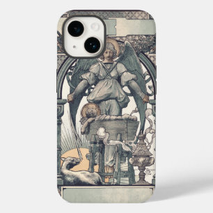 Coque Pour iPhone 14 Anges gardiens avec l'enfant Jésus
