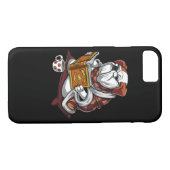 Coques Case-Mate iPhone Anglais Buldog Book Reading Dog Funny Pet (Dos (Horizontal))