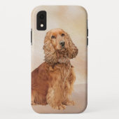 Coques Case-Mate iPhone Anglais Cocker Peinture Espagnole - Art Chien orig (Dos)