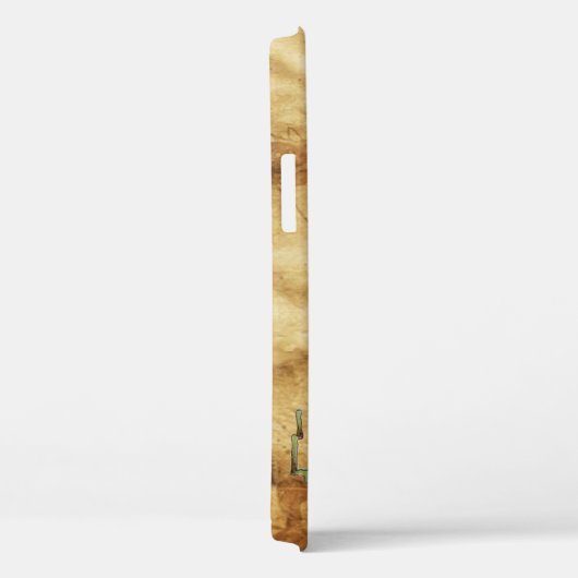 COQUES Case-Mate iPhone ANGLAIS HORSE, HORSESHOE ET MONOGRAMME SHAMROCK (Verso / Droite)