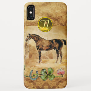 ETUI iPhone Case-Mate ANGLAIS HORSE, HORSESHOE ET MONOGRAMME SHAMROCK
